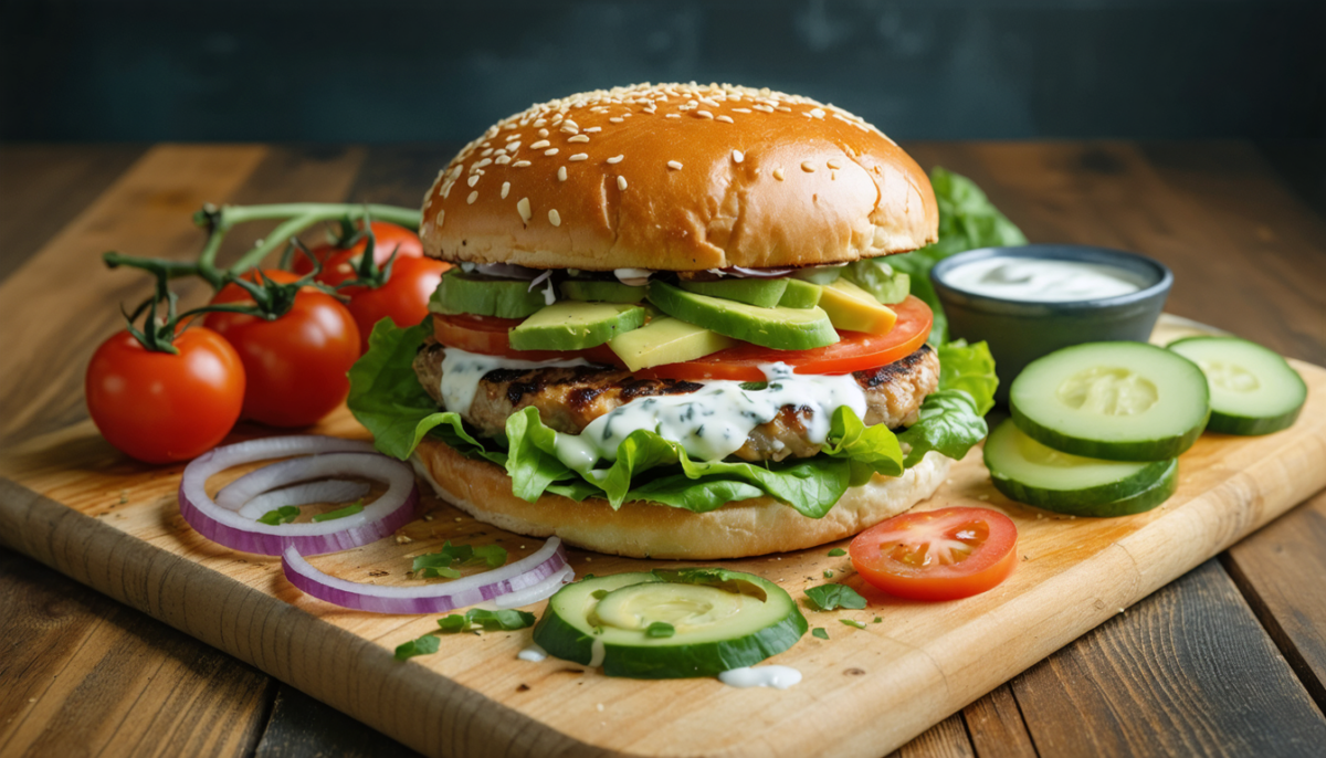 découvrez une recette simple et rapide de burger maison santé, avec des ingrédients frais pour un repas savoureux et équilibré.