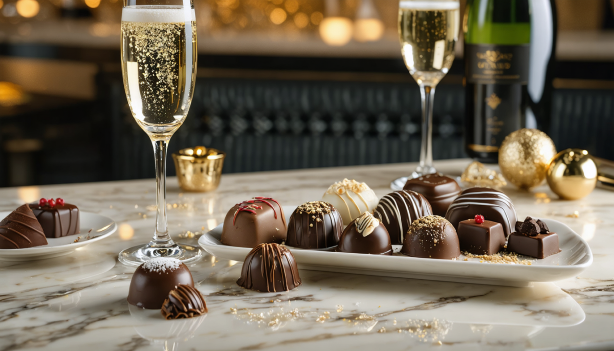 découvrez l'alliance parfaite du champagne et du chocolat pour des dégustations gourmandes et raffinées qui éveilleront vos sens et sublimeront vos moments de plaisir.