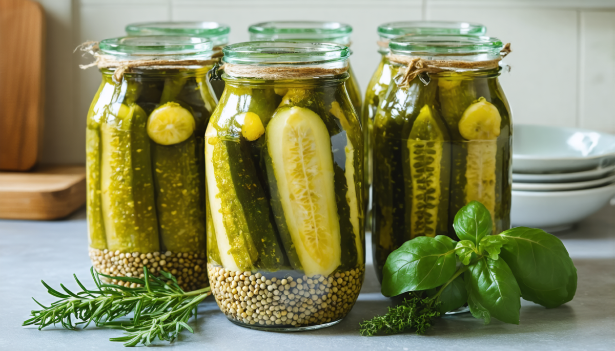 découvrez comment préparer facilement des pickles croquants de graines de moutarde maison pour ajouter une touche savoureuse et piquante à vos plats. recette simple et rapide.