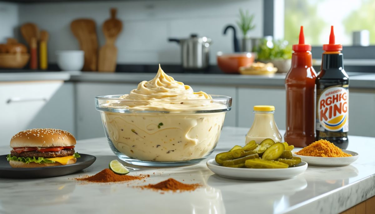 découvrez comment préparer facilement et rapidement la sauce signature de burger king chez vous pour sublimer vos burgers maison avec une saveur authentique.