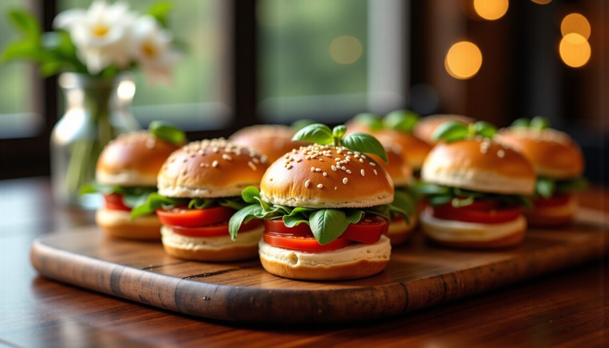 Mini burgers apéritifs au chèvre : la recette élégante et express pour régaler vos invités