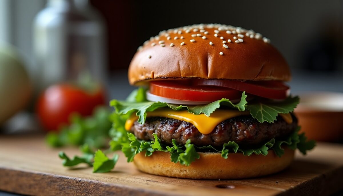 Découvrez la recette maison du succulent Burger au Black Angus Beef