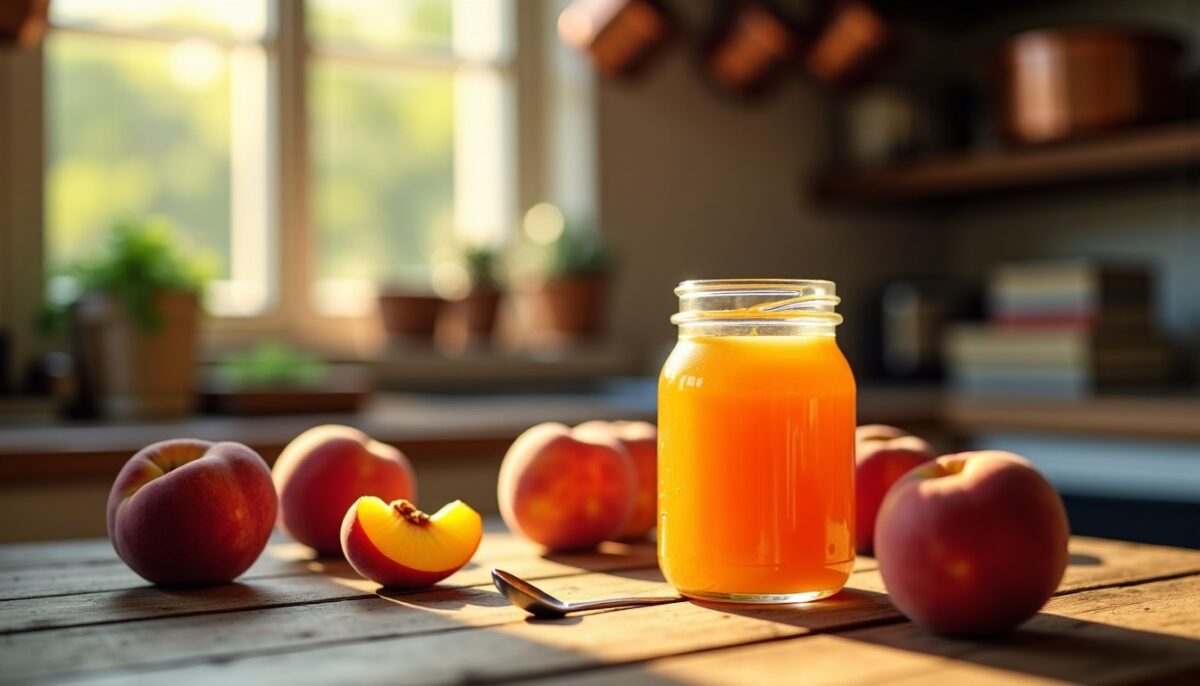 Confiture de pêches de vigne : recette maison simple et savoureuse