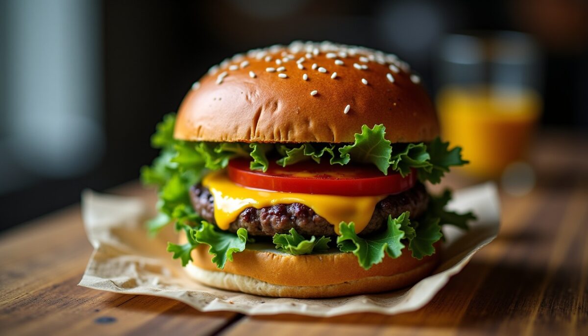 Délicieux burger maison au reblochon : la recette qui va vous faire craquer